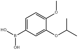 3-イソプロポキシ-4-メトキシフェニルボロン酸 化学構造式
