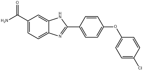 516480-79-8 2-(4-(4-CHLOROPHENOXY)PHENYL)-1H-BENZO[D]IMIDAZOLE-5-CARBOXAMIDE