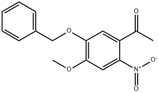 Ethanone, 1-[4-Methoxy-2-nitro-5-(phenylMethoxy)phenyl]-|1-(5-(苄氧基)-4-甲氧基-2-硝基苯基)乙酮