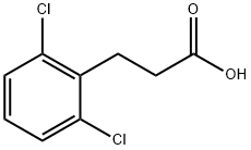 3-(2,6-二氯苯)丙酸, 51656-68-9, 结构式
