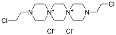3,12-Bis(2-chloroethyl)-3,12-diaza-6,9-diazoniadispiro[5.2.5.2]hexadecane dichloride Structure