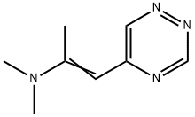 N,N-Dimethyl-1-(1,2,4-triazin-5-yl)-1-propen-2-amine 结构式