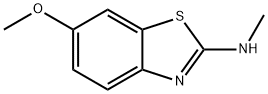 2-Benzothiazolamine,6-methoxy-N-methyl-(9CI) 结构式