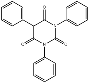 1,3,5-Triphenylbarbituric acid Structure