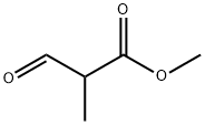 2-メチル-3-オキソプロパン酸メチル 化学構造式