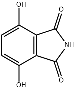 4,7-ジヒドロキシ-1H-イソインドール-1,3(2H)-ジオン 化学構造式