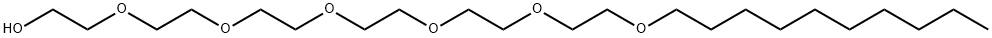 HEXAETHYLENE GLYCOL MONODECYL ETHER Structure