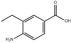 4-氨基-3-乙基苯甲酸, 51688-75-6, 结构式