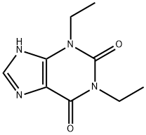 1,3-Diethyl-7H-purine-2,6(1H,3H)-dione Structure