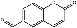 クマリン-6-カルボキシアルデヒド 化学構造式
