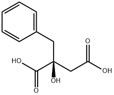 (S)-2-Benzyl-2-hydroxybutanedioic acid Structure
