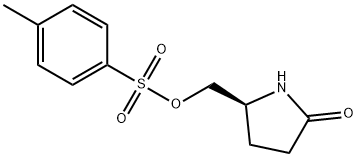 (S)-(+)-5-羟甲基-2-吡咯烷酮对甲苯磺酸酯,51693-17-5,结构式