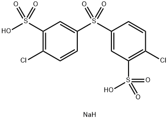 4,4'-Dichlorodiphenylsulfone-3,3'-disulfonic acid disodium salt Structure