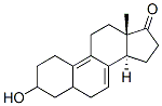 エストラ-5,7,9-トリエン-3β,17β-ジオール 化学構造式