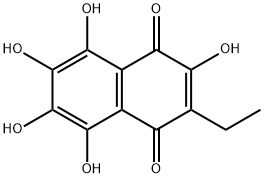エキノクロムA 化学構造式
