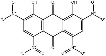 1,8-dihydroxy-2,4,5,7-tetranitroanthraquinone Structure