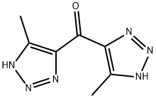 Bis(5-methyl-1H-1,2,3-triazol-4-yl) ketone 结构式