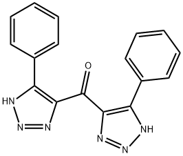 Bis(5-phenyl-1H-1,2,3-triazol-4-yl) ketone 结构式