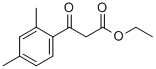 ethyl 3-(2,4-dimethylphenyl)-3-oxopropanoate 结构式