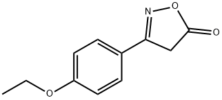 3-(4-ETHOXYPHENYL)-5(4H)-ISOXAZOLONE 结构式