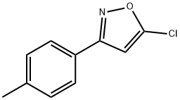 5-CHLORO-3-(4-METHYLPHENYL)ISOXAZOLE 结构式