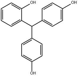 alpha,alpha-bis(p-hydroxyphenyl)-o-cresol 结构式
