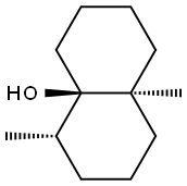 rel-4α*,8aα*-ジメチルオクタヒドロナフタレン-4aβ*(8aH)-オール 化学構造式