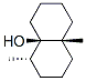 (4alpha,4abeta,8abeta)-octahydro-4,8a-dimethyl-4a(2H)-naphthol Structure