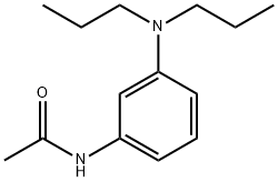 N-[3-(ジプロピルアミノ)フェニル]アセトアミド 化学構造式
