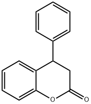 3,4-Dihydro-6-methyl-4-phenylcoumarin Structure