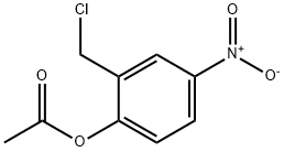 2-ACETOXY-5-NITROBENZYL CHLORIDE Struktur