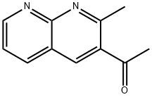 Ketone, methyl 2-methyl-1,8-naphthyridin-3-yl Struktur
