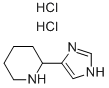 2-(1H-IMIDAZOL-4-YL)-PIPERIDINE 2HCL Structure