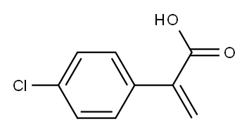 2-(4-氯苯基)丙-2-烯酸 结构式