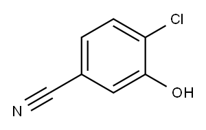 Benzonitrile,  4-chloro-3-hydroxy- Structure