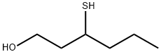 3-メルカプト-1-ヘキサノール 化学構造式