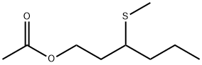 酢酸3-(メチルチオ)ヘキシル 化学構造式