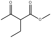 2-エチル-3-オキソブタン酸メチル 化学構造式