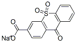 9-oxo-9H-thioxanthene-3-carboxylate sodium 10,10-dioxide Structure