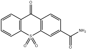 9-OXO-9H-THIOXANTHENE-3-CARBOXAMIDE 10,10-DIOXIDE Struktur