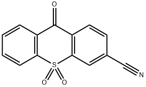 9-氧代-9H-噻吨-3-甲腈-10,10-二氧化物 结构式