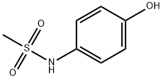 N-（4-羟基苯基）甲磺酰胺 结构式