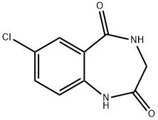 7-氯-3,4-二氢-1H-苯并[E][1,4]二氮杂卓-2,5-二酮 结构式