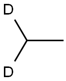 ETHANE-1,1-D2 Structure