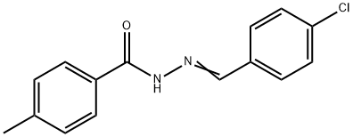 p-Toluic acid N2-(4-chlorobenzylidene) hydrazide Structure