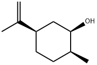 (1R,2S,5R)-5-Isopropenyl-2-methylcyclohexanol Structure