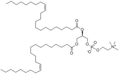 1,2-二芥酰-SN-甘油-3-磷酰胆碱, 51779-95-4, 结构式