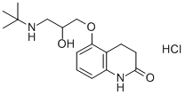 Carteolol hydrochloride Structure