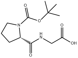 BOC-PRO-GLY-OH Structure