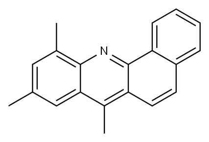 7,9,11-Trimethylbenz[c]acridine Struktur